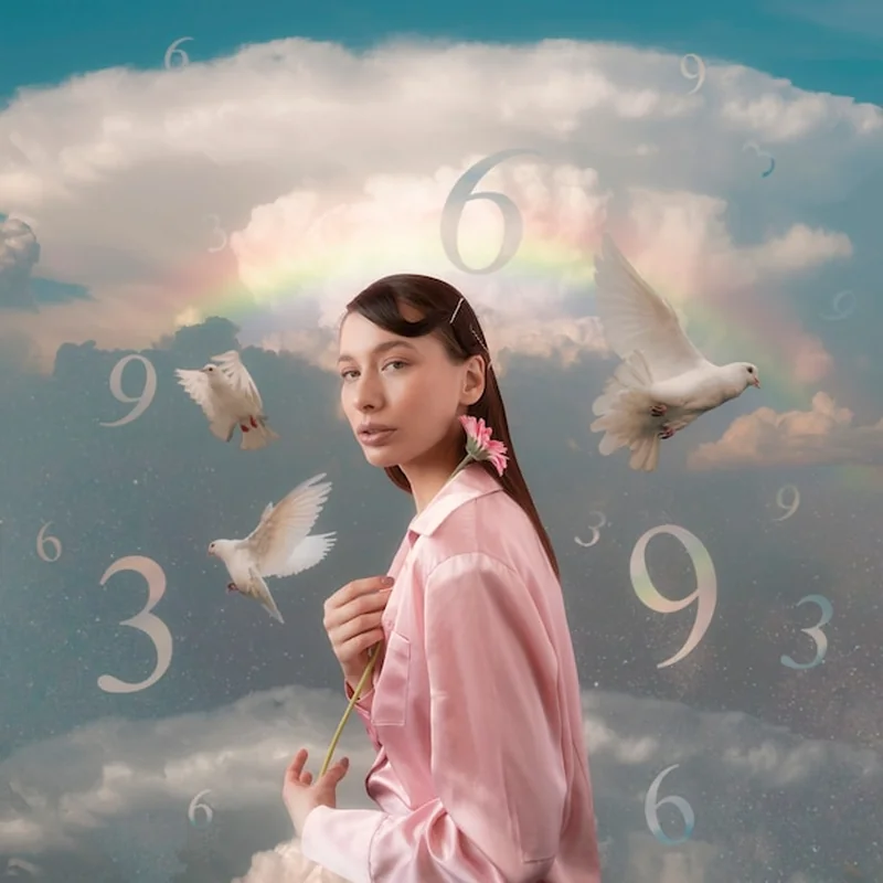 Kolaż koncepcji numerologii