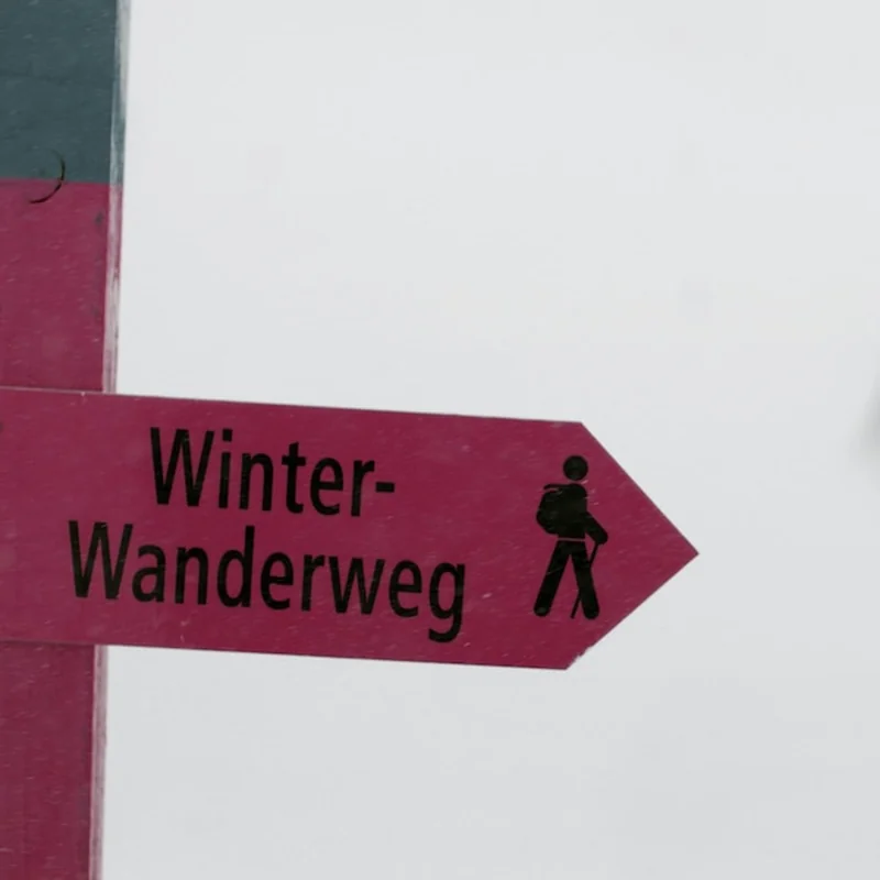 Znak kierunkowy dla turystów